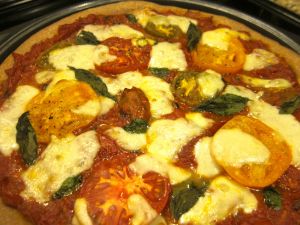 Heirloom Tomato Pizza Margherita