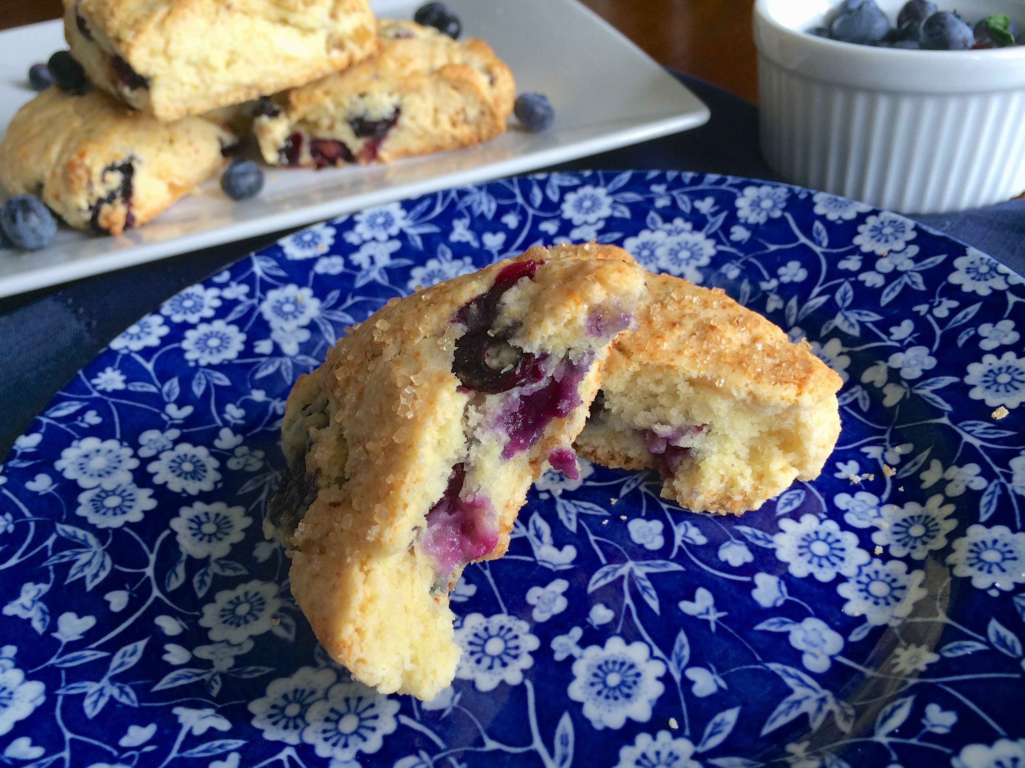 Blueberry Scone Plated