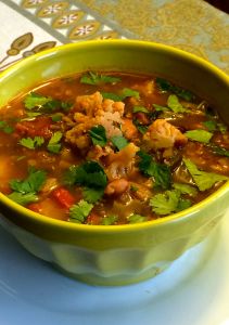 Mexican Cauliflower Soup